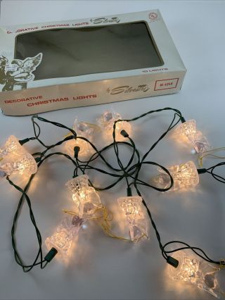 Vintage Silvestri Decorative Christmas String Lights 10 Angels
