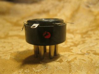 Vintage Tube Socket Test Adapter For 7 Pin Socket Saver Bakelite