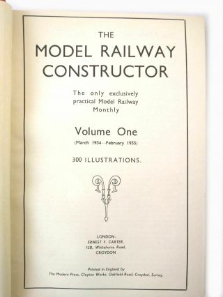 Model Railway Constructor Magazines Bound Years - Please Select Year 3