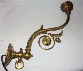 Dealer - Rita Antique Gilt Bronze Gas Wall Sconce Brass Art Noveau