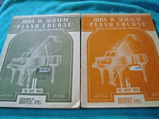 Vintage (1945) John W.  Schaum Piano Course Book H (grey)