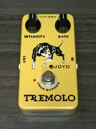Joyo Jf - 09 Vintage Optical Tremolo Guitar Effect Pedal With True Bypass