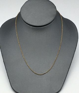 Vintage 1/20 14 K Gold Filled Chain Necklace