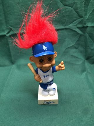 Vintage Russ Mlb Los Angeles Dodgers Bobblehead Troll 1992