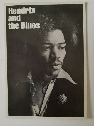 Jimi Hendrix And The Blues Vintage 1980 