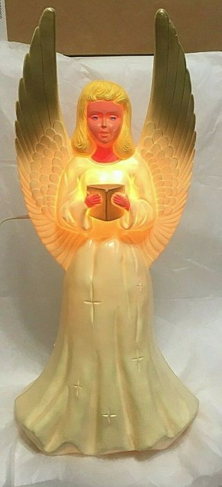 Vintage,  Lighted Angel Blow Mold,  Union Products Inc, .  No.  7510,  18” Tall