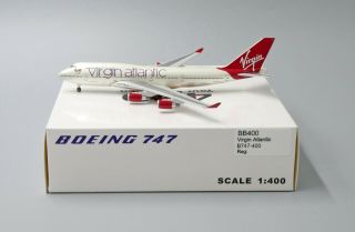 Virgin Atlantic B747 - 400 Scale 1:400 Bigbird Diecast Model
