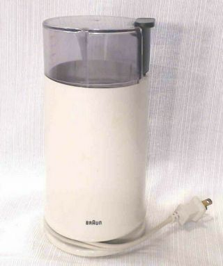 Vintage Braun Aromatic Coffee Grinder - Ksm - 2 - White &