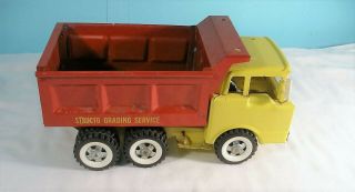 Vintage Structo Grading Service Toy Dump Truck,  1960 