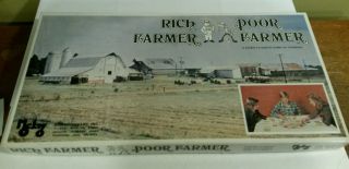 Rich Poor Farmer Board Game Farming Mcjay Vintage 1978