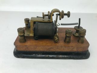 Vintage Telegraph Morse Code Key Sounder Unknown Maker,  Not