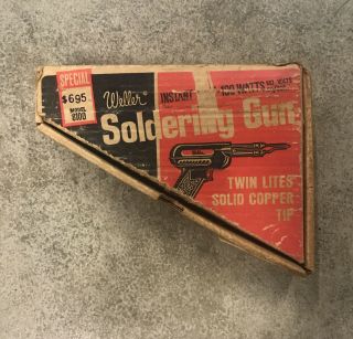 Vintage Weller Soldering Gun Kit - Model 8100k - Spare Tips - Very Well