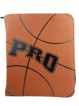Vintage School Supplies 1990s Pen - Tab Pro Basketball Texture 3 Ring Binder Nba