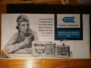 Vintage Remco Radiocraft Crystal Radio Kit,  Remco Ind Newark Nj.