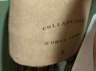 Vintage Collapsible Dress Form Mannequin WOLF FORM CO N.  Y.  C.  Model 1983 Size 8 3