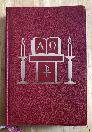 Vintage 1964 Lectionary For Mass With Roman Missal Catholic Book - Large Print