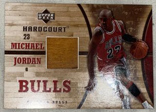 2006 - 07 Upper Deck Hardcourt Michael Jordan Game Gu Floor Card Gf - 3