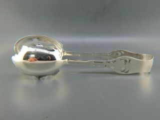 Wallace Sterling Silver Large Ice Tongs Art Deco Style