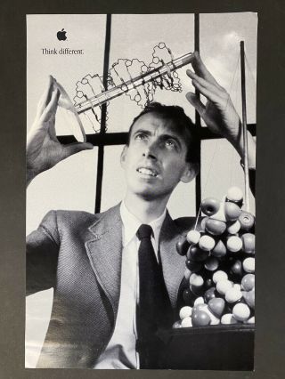 Vintage Apple Think Different Poster 11”x17” - James Watson