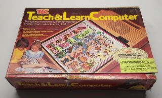 Vintage Mattel Tlc Teach & Learn Computer