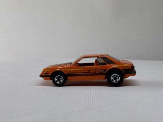 Vintage Hot Wheels Blackwalls 1981 Turbo Mustang Cobra - Rare Vhtf -