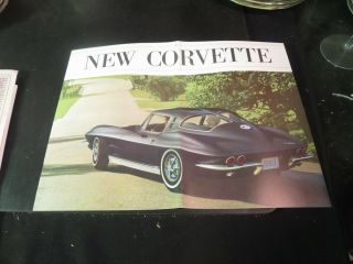 1963 Chevrolet Corvette Sales Brochure