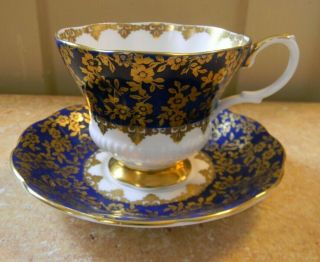 Vintage Royal Albert Consort Series Teacup & Saucer Bone China England