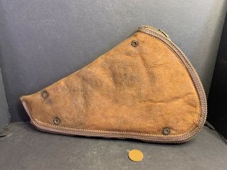 Vintage Ll Bean Leather & Sheepskin Pistol Case,  Gun