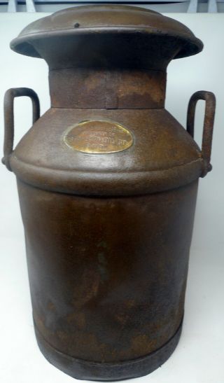 Antique Oil Can 5 Gallon Standard Oil Drum Service Station Indiana