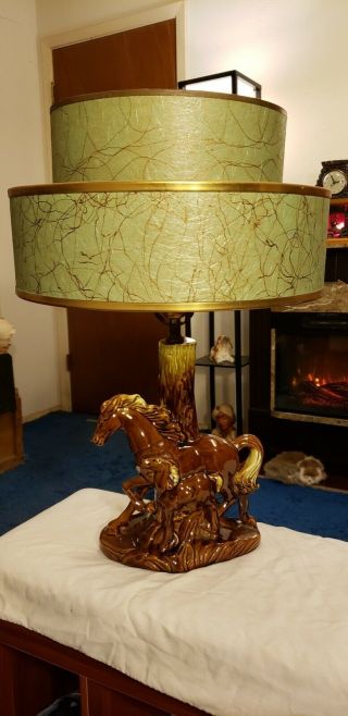 Vintage 1950’s Horse Table Lamp