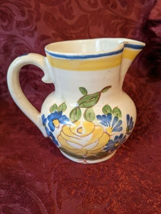 Vintage Red Wing Pottery Hand Painted Creamer Pitcher 2