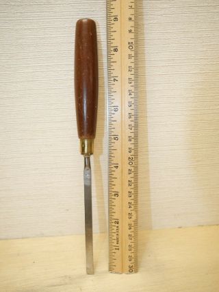 Old Wood Tools Vintage Marples 1/4 " No 2 Skew Wood Carving Gouge