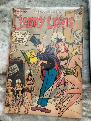 Vintage Comic Book The Adventures Of Jerry Lewis Jan - Feb.  No.  56 1960