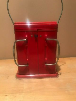 Vintage dry Cell Delta Red Bird Electric Lantern 3