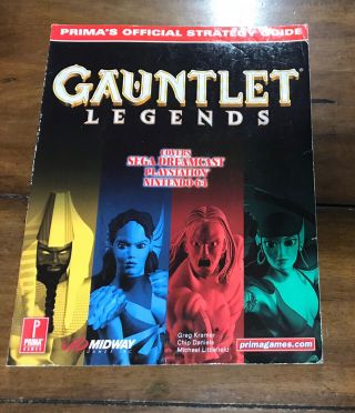 Gauntlet Legends Vintage Prima Official Strategy Guide N64 Dreamcast Playstation