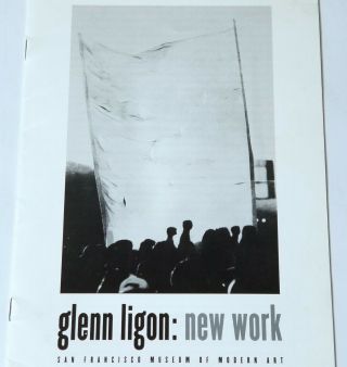 Glenn Ligon 1996 Sfmoma Work Zine Pamphlet Print African American Black Vtg
