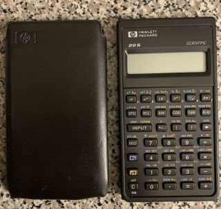 Vintage 1987 Hp Hewlett Packard 20s Scientific Calculator W Case No Batteries