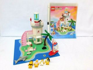 Lego 6414 Dolphin Point Paradisa With Instructions - Missing 1 Sticker