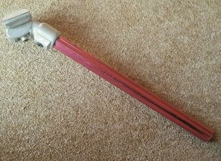 Kalloy Early Vintage Bmx Seat Post 22.  2 Fluted Red Micro Adj Made 1984 330mm