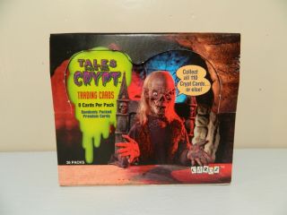 Vintage 1993 Tales From The Crypt Display Box Only Cryptkeeper Trading Cards Box