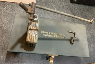Vintage Brown & Sharpe Lufkin Miti - Mite Magnetic Base Indicator Holder