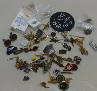 Junk Drawer Out 4 Aviation Military Airline Pins Airplane F - 22