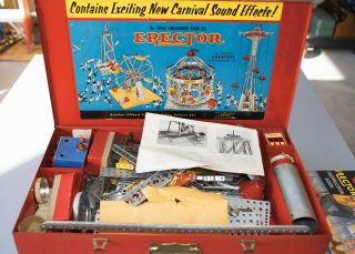 Vintage Gilbert Erector Set From The Late 50’s Collector Item