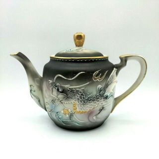 Vintage Dragonware Moriage Dragon Handpainted Teapot Japan