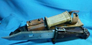 Vintage Polish Cold War Era Bayonet Rd 4769 Bakelite Handle