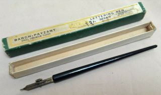 Vintage K & E Lettering Pen 5 - Keuffel Esser Barch Payzant Box 8 - Mismatch