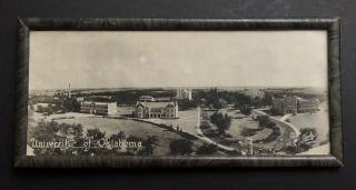 Vintage University Of Oklahoma Ou Photo Picture Antique Frame Print Wood Frame