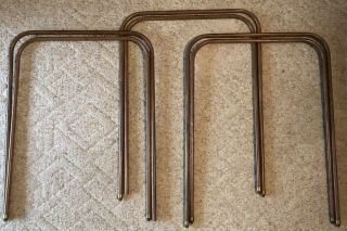 Vintage Mid Century Tv Tray Legs Stands Only - Metal Tray Legs Only - Tv Tray Stands