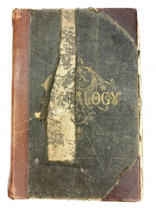 Antique Vitalogy Book - Encyclopedia Of Health And Home - 1899 Print Date