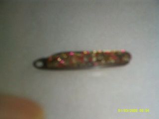Vintage Small Pocket Folding Keychain Knife,  Multi - Color Sparkle Handle